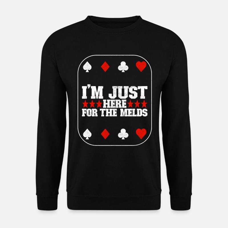 Binokel Pinochle - Unisex Pullover - Schwarz