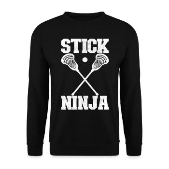 Lacrosse Lacrosse Players - Unisex Sweatshirt - black - Front - Alina (178cm) & Michal (187cm)