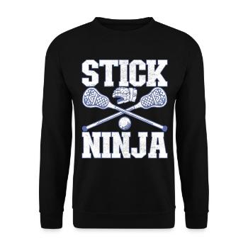 Lacrosse Lacrosse Players - Unisex Sweatshirt - black - Front - Alina (178cm) & Michal (187cm)