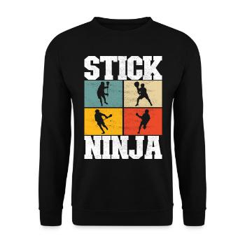 Lacrosse Lacrosse Players - Unisex Sweatshirt - black - Front - Alina (178cm) & Michal (187cm)