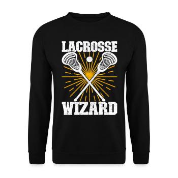 Lacrosse Lacrosse Players - Unisex Sweatshirt - black - Front - Alina (178cm) & Michal (187cm)
