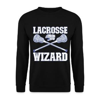 Lacrosse Lacrosse Players - Unisex Sweatshirt - black - Front - Alina (178cm) & Michal (187cm)