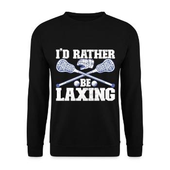 Lacrosse Lacrosse Players - Unisex Sweatshirt - black - Front - Alina (178cm) & Michal (187cm)