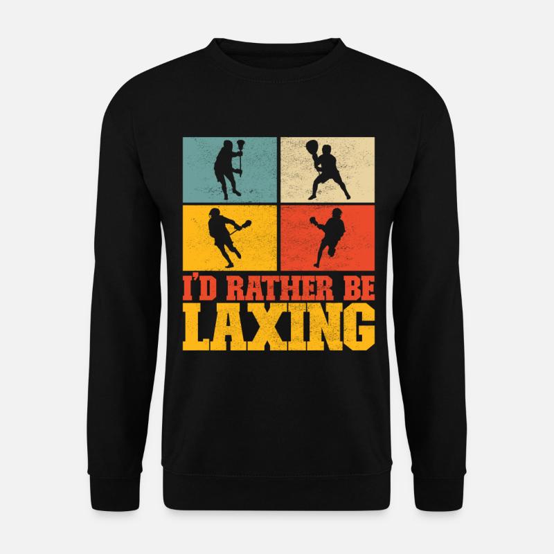 Crosse Joueurs de crosse - Sweat-shirt Unisexe - noir