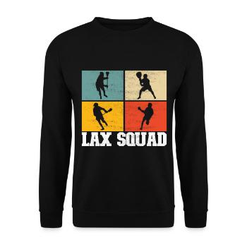 Lacrosse Lacrosse Players - Unisex Sweatshirt - black - Front - Alina (178cm) & Michal (187cm)