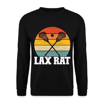 Lacrosse Lacrosse Players - Unisex Sweatshirt - black - Front - Alina (178cm) & Michal (187cm)