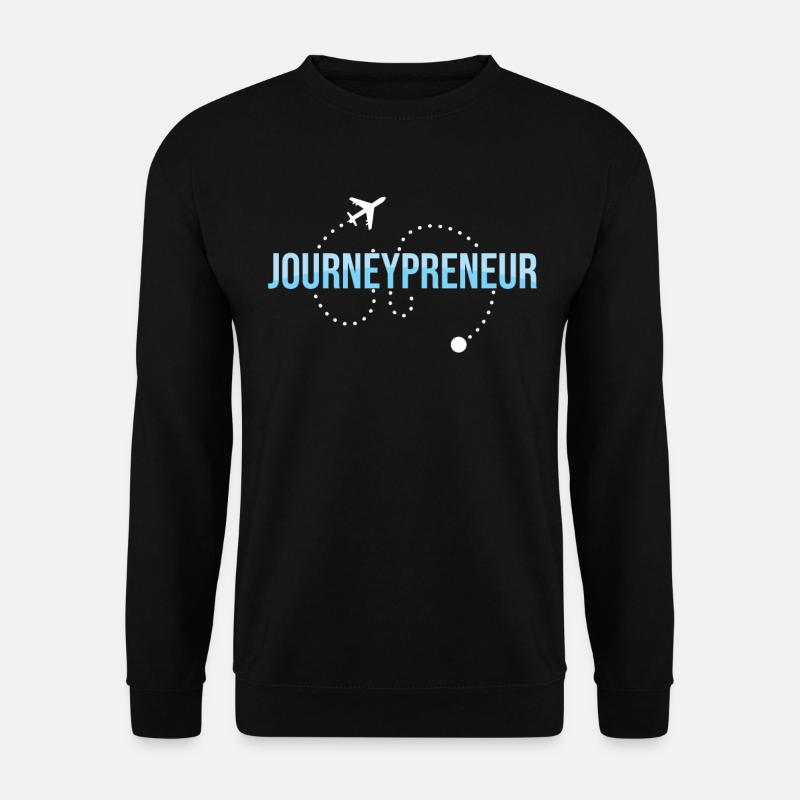 Journey Preneur Reisebüro - Unisex Pullover - Schwarz