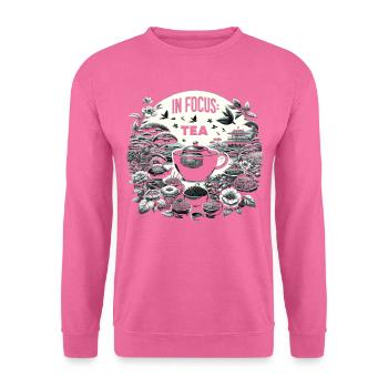 Variété de thés dans le jardin - Sweat-shirt Unisexe - rose - Devant