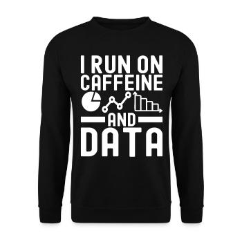 Data Science Datenanalyst - Unisex Pullover - Schwarz - Vorne - Alina (178cm) & Michal (187cm)