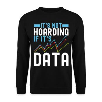 Data Science Datenanalyst - Unisex Pullover - Schwarz - Vorne - Alina (178cm) & Michal (187cm)