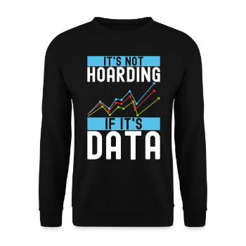 Data Science Datenanalyst - Unisex Pullover - Schwarz - Vorne - Alina (178cm) & Michal (187cm)