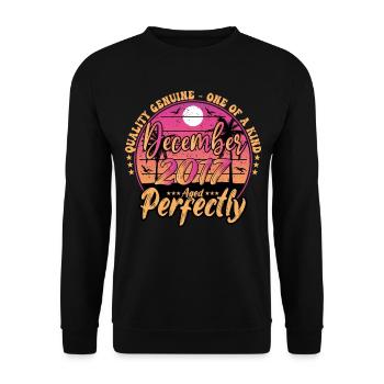 December 2017 Anniversary 2017 December 2017 - Unisex Sweatshirt - black - Front - Alina (178cm) & Michal (187cm)