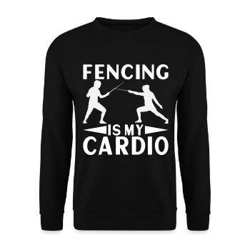 Clôtures Clôtures - Sweat-shirt Unisexe - noir - Devant - Alina (178cm) & Michal (187cm)