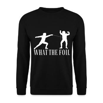 Fencing Fencing - Unisex Sweatshirt - black - Front - Alina (178cm) & Michal (187cm)
