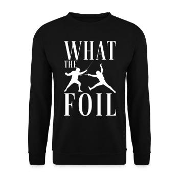 Fencing Fencing - Unisex Sweatshirt - black - Front - Alina (178cm) & Michal (187cm)