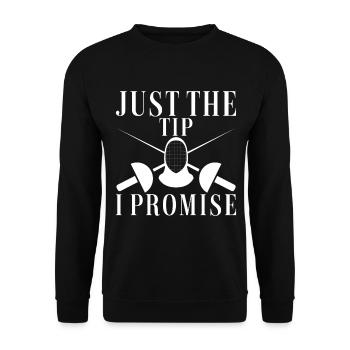 Fencing Fencing - Unisex Sweatshirt - black - Front - Alina (178cm) & Michal (187cm)