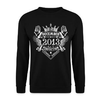 December 2013 | December 2013 Anniversary 2013 - Unisex Sweatshirt - black - Front - Alina (178cm) & Michal (187cm)