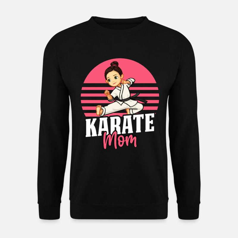 Karate Mama - Unisex Pullover - Schwarz