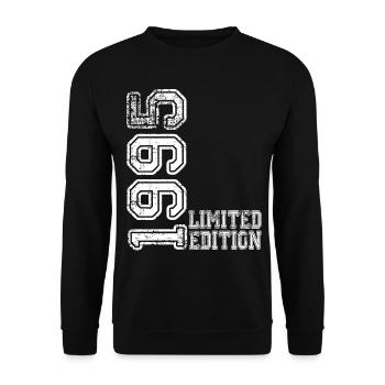 Édition limitée 1995 - Sweat-shirt Unisexe - noir - Devant - Alina (178cm) & Michal (187cm)