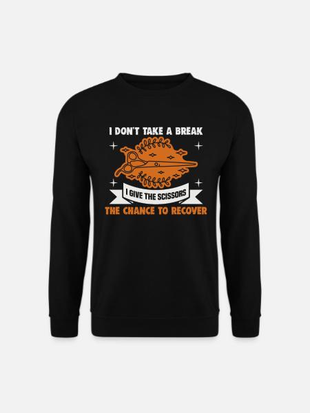 Coiffeur, , Coiffeur, Salon de coiffure - Sweat-shirt Unisexe - noir