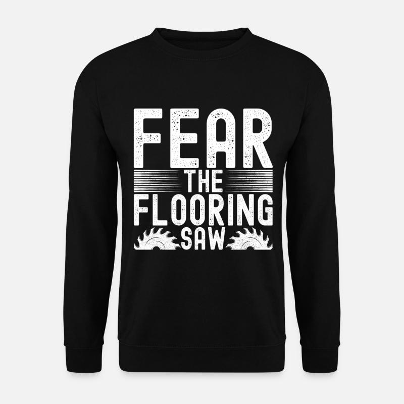 Carrelage Couche de sol - Sweat-shirt Unisexe - noir