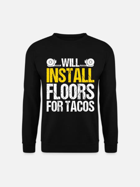 Tiler Floor Layer - Unisex Sweatshirt - black