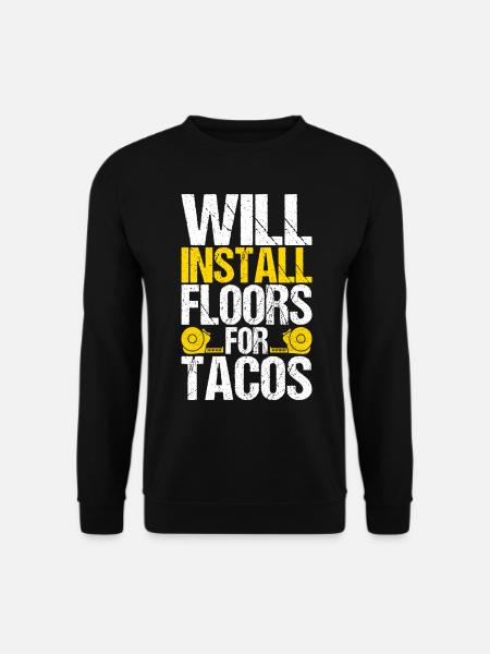 Tiler Floor Layer - Unisex Sweatshirt - black