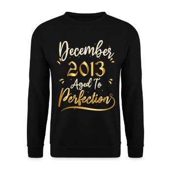 December 2013 December Anniversary December 2013 - Unisex Sweatshirt - black - Front - Alina (178cm) & Michal (187cm)