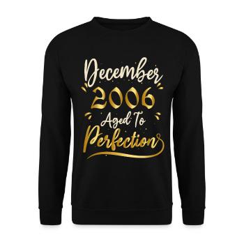 December 2006 December Anniversary December 2006 - Unisex Sweatshirt - black - Front - Alina (178cm) & Michal (187cm)