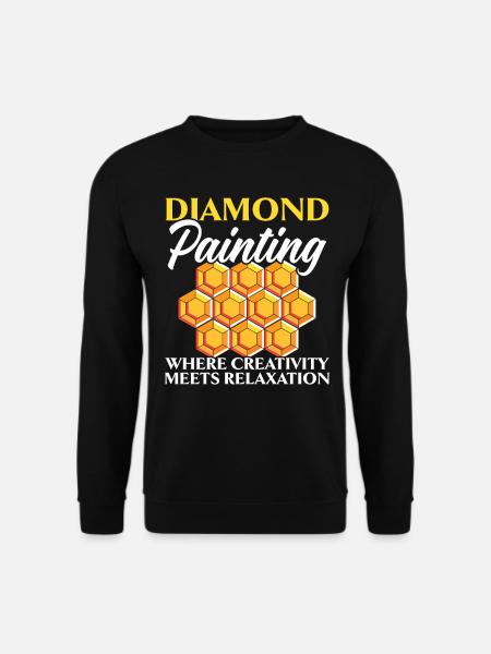 Diamond Painting Tools Diamond Painter - Unisex Sweatshirt - black
