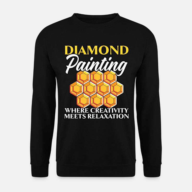 Diamond Painting Tools Diamond Painter - Unisex Sweatshirt - black