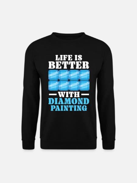 Diamond Painting Tools Diamond Painter - Unisex Sweatshirt - black