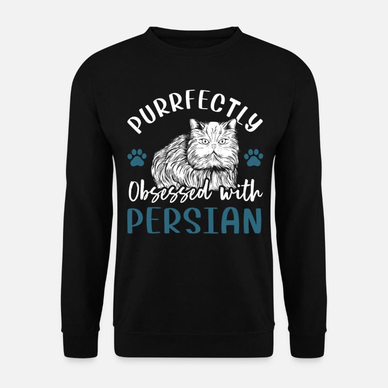Purrfectly Obsessed With Persian - Unisex Sweatshirt - black