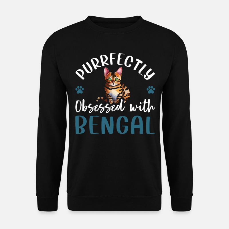 Obsédé par le Bengale - Sweat-shirt Unisexe - noir