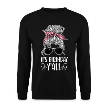 Nurse Midwife Birth Worker - Unisex Sweatshirt - black - Front - Alina (178cm) & Michal (187cm)