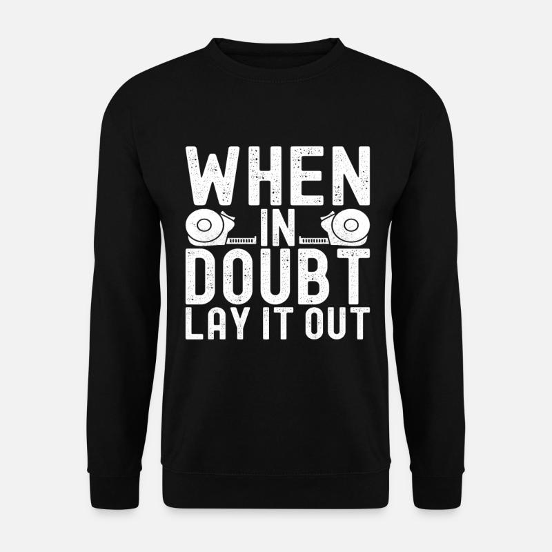 liesenleger Bodenleger - Unisex Pullover - Schwarz