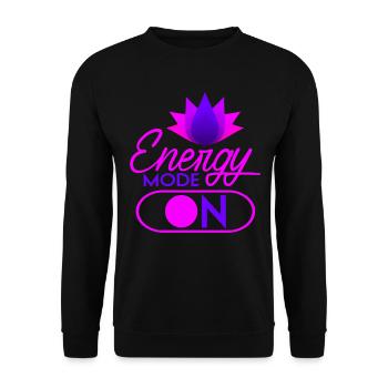 Chakra Guérison Holistique Mains Guérisseur Énergétique Reiki - Sweat-shirt Unisexe - noir - Devant - Alina (178cm) & Michal (187cm)