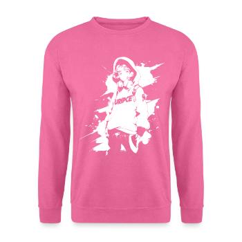 Shibuya's cool Cyberpunk Style Anime Boy Otaku - Unisex Pullover - Pink - Vorne