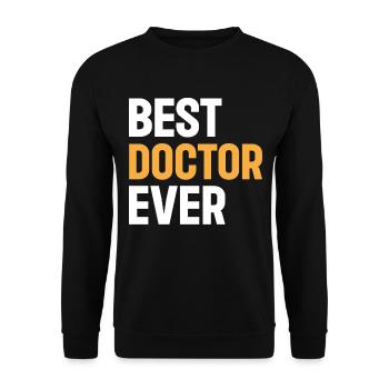 Meilleur médecin de tous les temps - Médecin urgentiste - Sweat-shirt Unisexe - noir - Devant - Alina (178cm) & Michal (187cm)