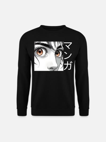 manga style Anime Comics cosplay japan - Unisex Pullover - Schwarz