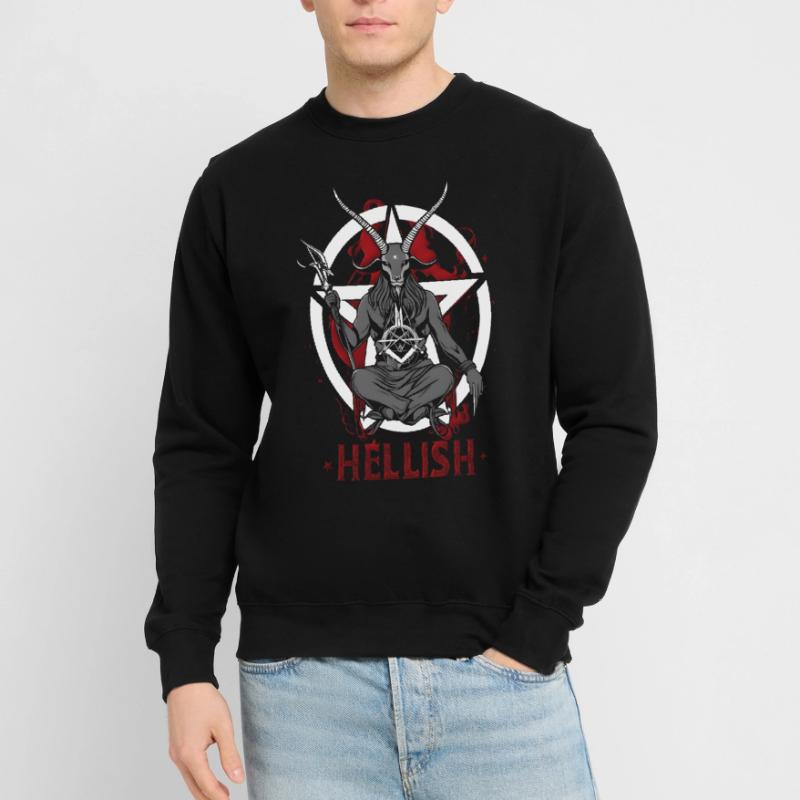 Hellish Satan Baphomet Unisex Sweatshirt
