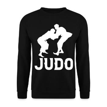 Judo - Sweat-shirt Unisexe - noir - Devant - Alina (178cm) & Michal (187cm)