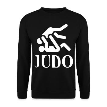Judo - Sweat-shirt Unisexe - noir - Devant - Alina (178cm) & Michal (187cm)