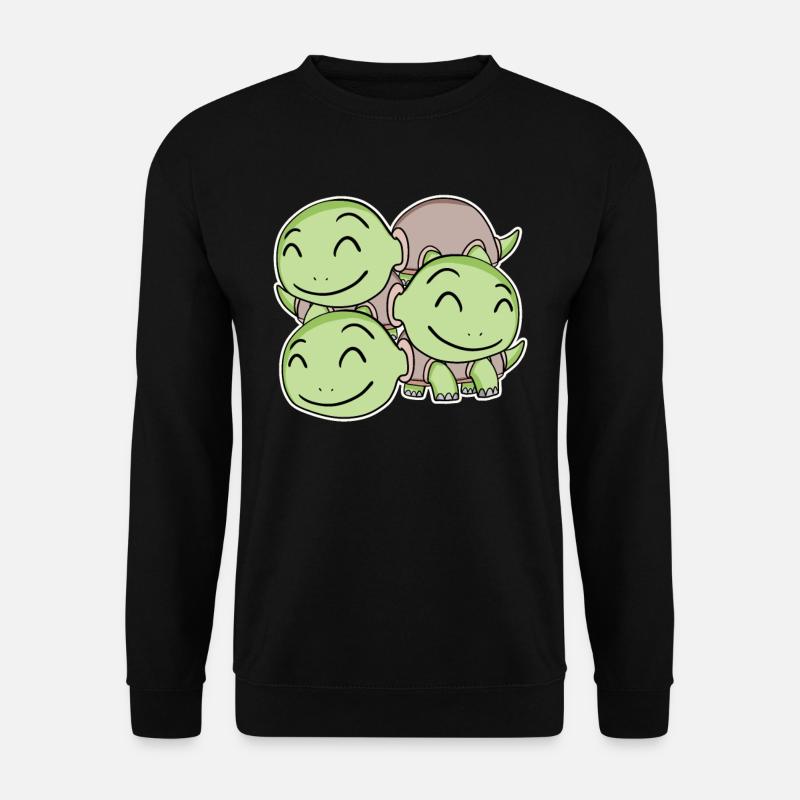 Turtle Motif - Unisex Sweatshirt - black