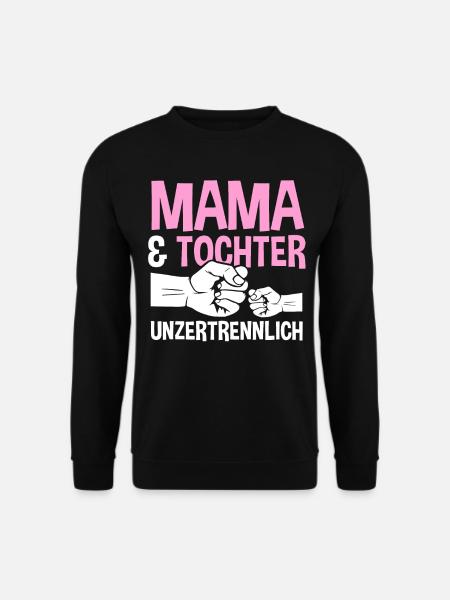 Mutter Muttertag Mama und Tochter - Unisex Pullover - Schwarz