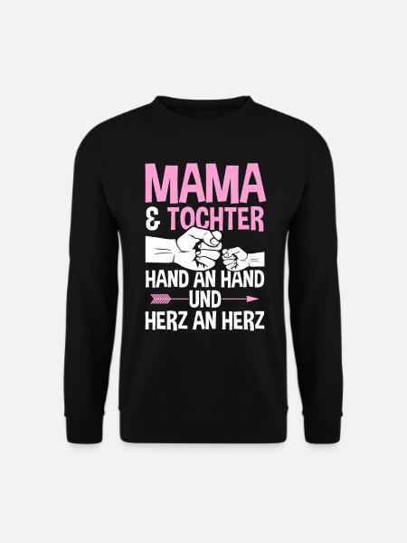 Mutter Muttertag Mama und Tochter - Unisex Pullover - Schwarz
