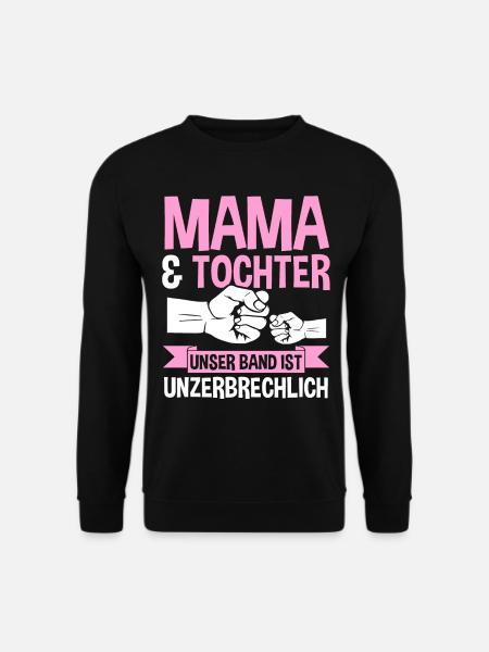 Mutter Muttertag Mama und Tochter - Unisex Pullover - Schwarz
