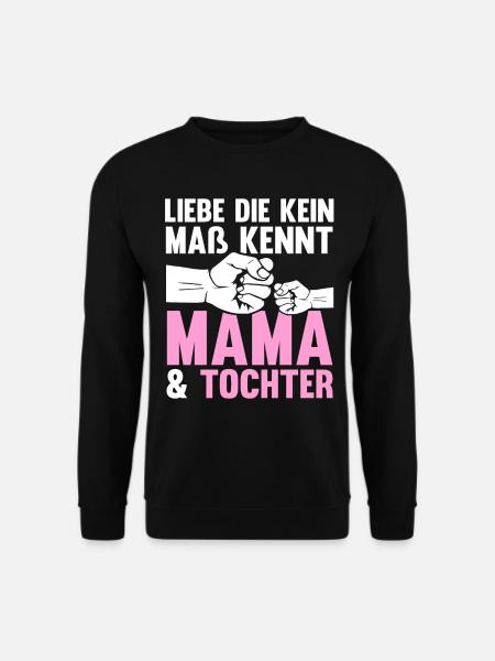 Mutter Muttertag Mama und Tochter - Unisex Pullover - Schwarz