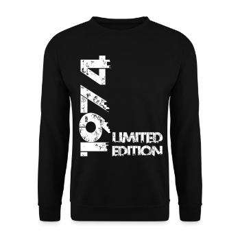 Édition limitée 1974 - Sweat-shirt Unisexe - noir - Devant - Alina (178cm) & Michal (187cm)