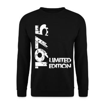 Édition limitée 1975 - Sweat-shirt Unisexe - noir - Devant - Alina (178cm) & Michal (187cm)